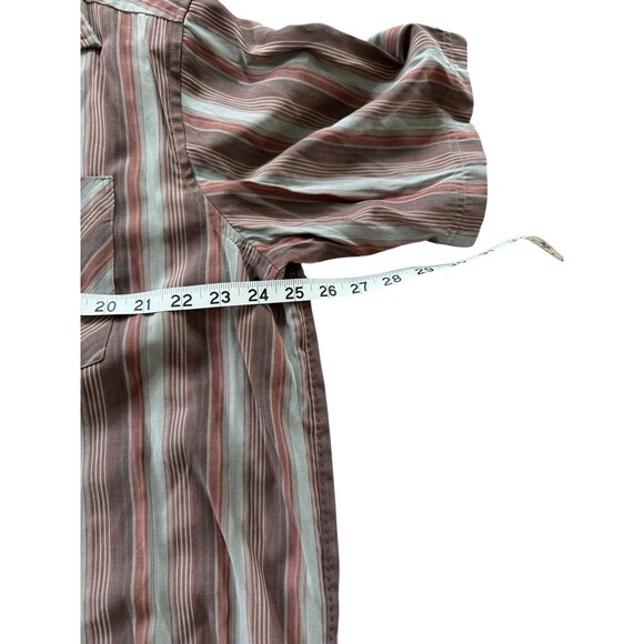 REI Co-op Men's X Large Striped Button Up Shirt Casual Outdoorsy Summer Retro - Picture 4 of 6